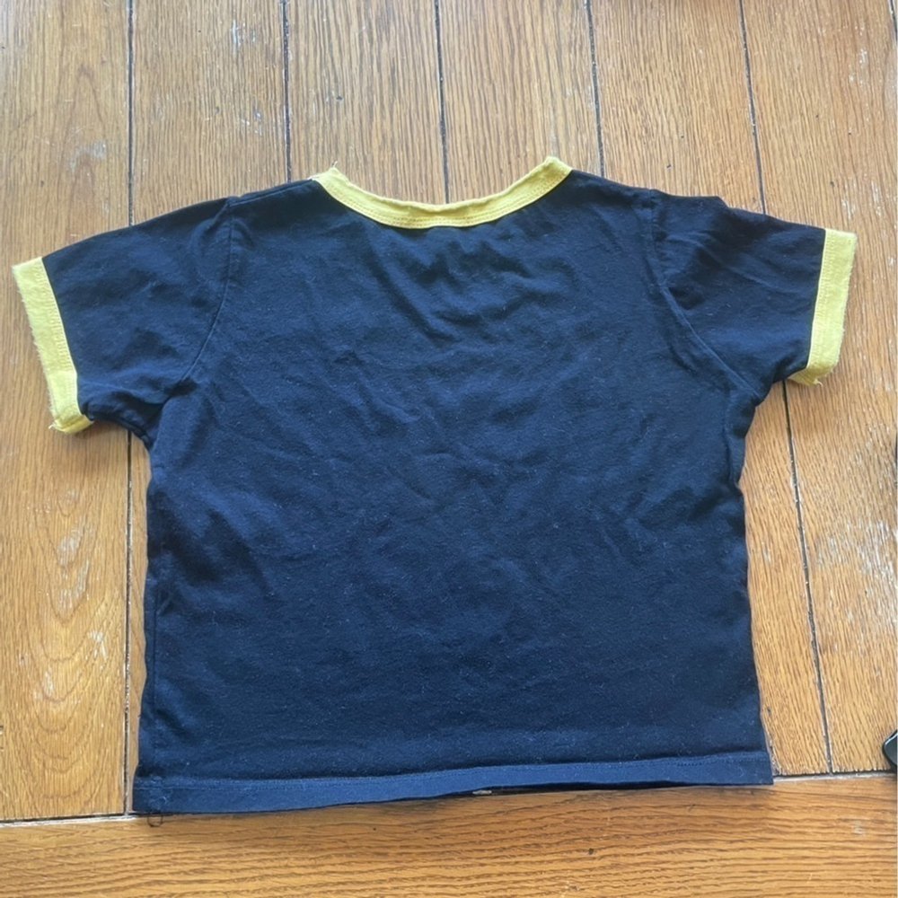 Eye Candy Halloween Graphic Baby Tee Cropped T Shirt Women's Size Small - Picture 4 of 5